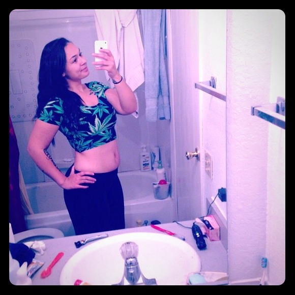 Cannabis Crop Top