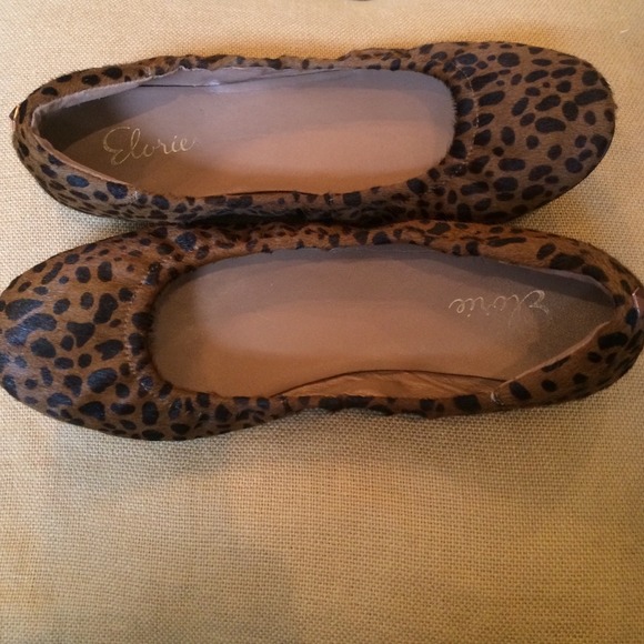 Leopard Pony Hair Flats