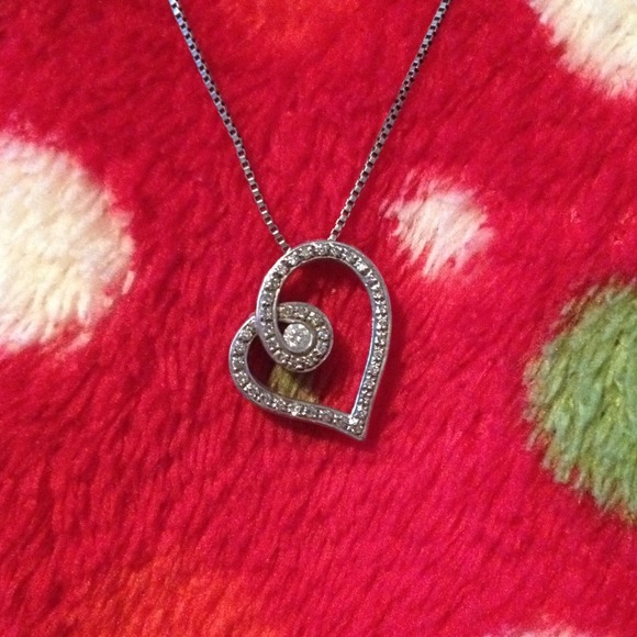 Heart diamond necklace from Kay Jewelers.