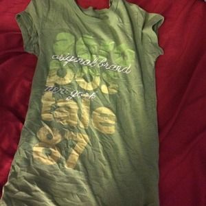 Green shirt