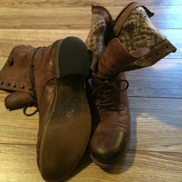 Adorable real leather slouch boots - Picture 3 of 4