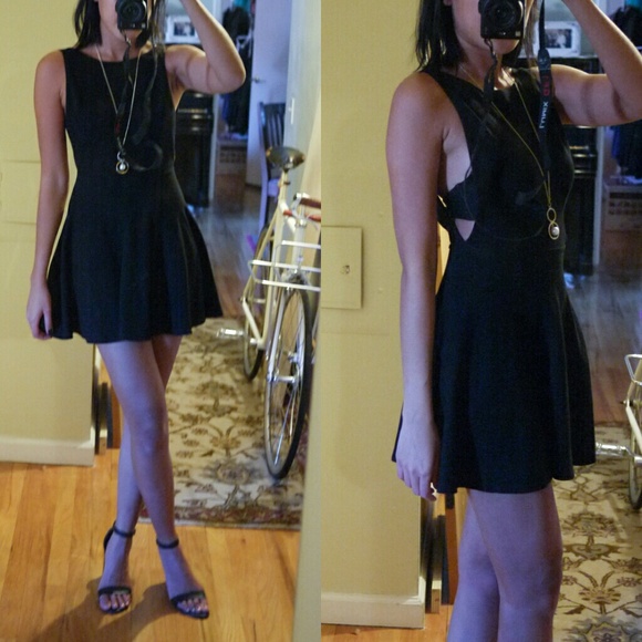 American Apparel Ponte Sleeveless Skater Dress