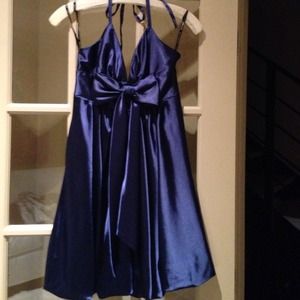 Sapphire Blue Jessica McClintock Cocktail Dress