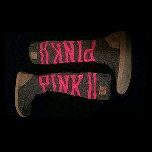 HOLD!!! @fashionlov3r87 vs pink boots