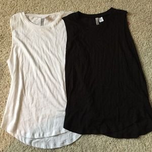 Bundle two H&M muscle tees