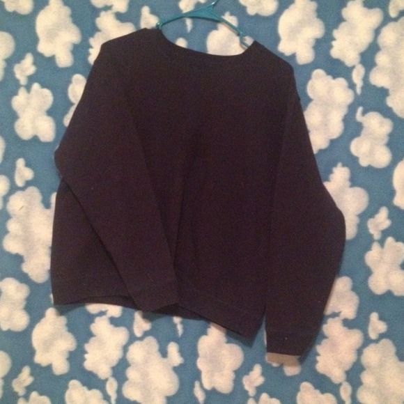 Soft black sweatshirt