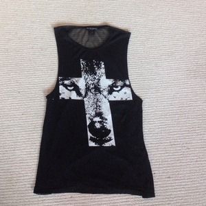 Wolf Crucifix Tank