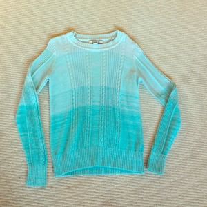 Blue Ombre Sweater