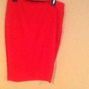 Forever 21 red pencil skirt