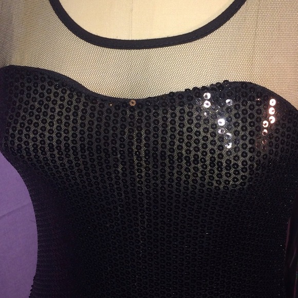 💐💐💐Spring Sale🎉Sheer Black Dress Sugar & Spice - Picture 4 of 4