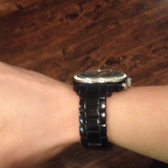 Michael Kors Black/silver Ceramic Watch - Picture 3 of 4