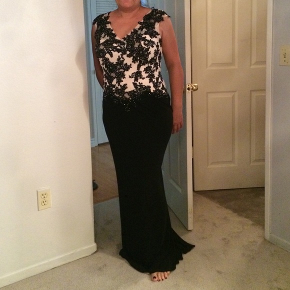 Lace evening gown!