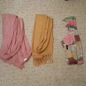 3 Scarves, one coach one!