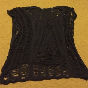 Free People ripped up tee