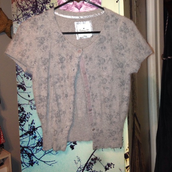 BNWOT short sleeve soft cheetah print cardigan