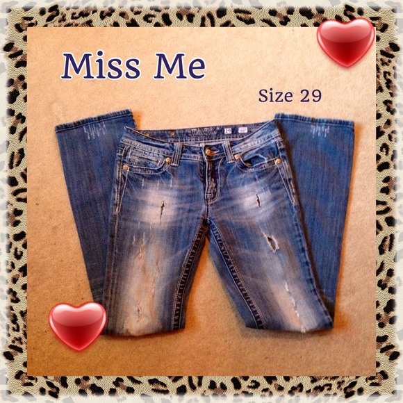 Miss Me Distressed Denim Jeans