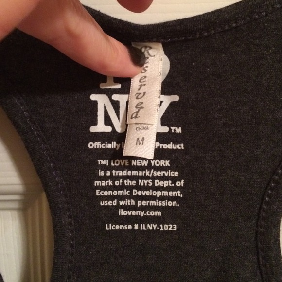 DONATED - NWOT I ❤️ NY Tank - Picture 3 of 3