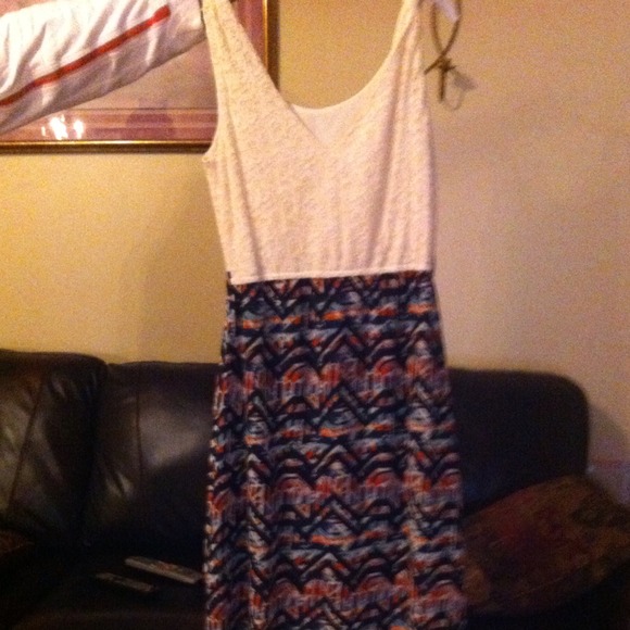 Long Patterned  Dress