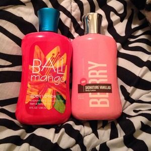 Bath and Body Works Lotions . Both full .