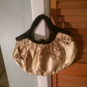 Gold Chinese Silk Purse