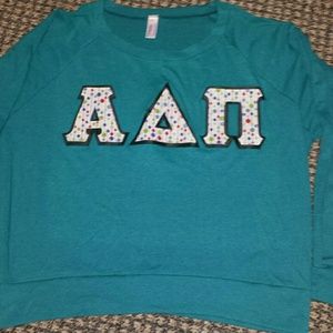 ADPi 3/4 sleeve letter shirt