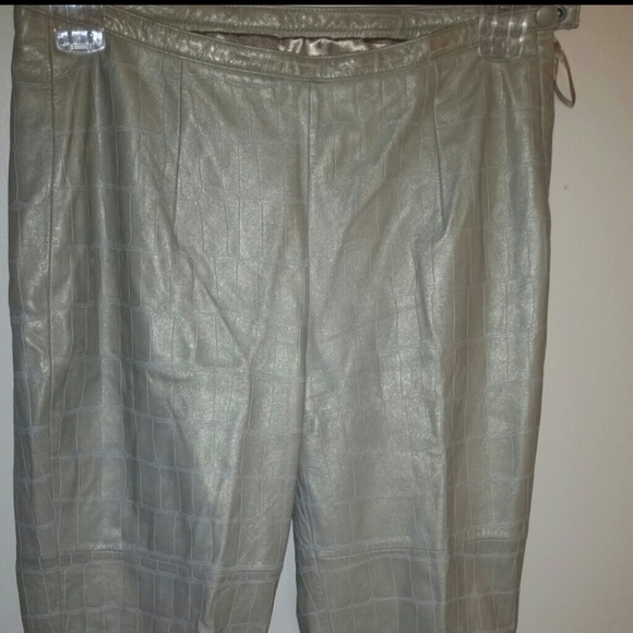 Real leather pants