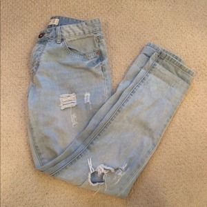 Denim boyfriend jeans