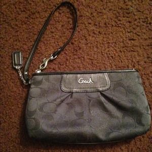 Large coach wristlet
