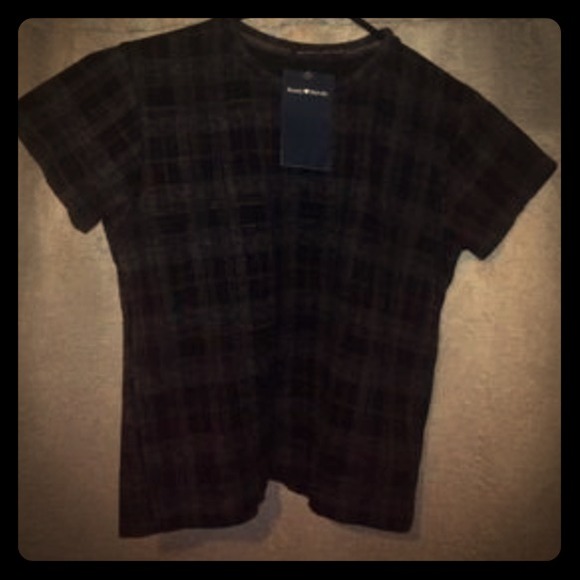 Brandy plaid soft crop top