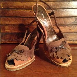 Nine West Two-Tone Wedge