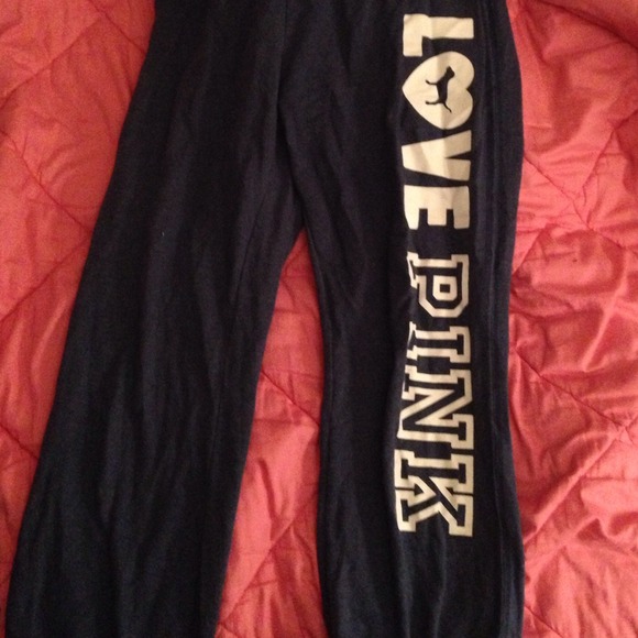 Pink sweat pants