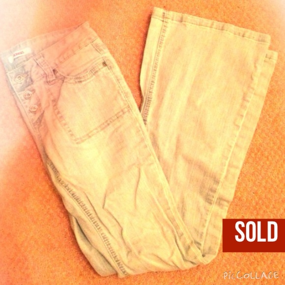 SOLD ize 9 bongo jeans flare leg button up
