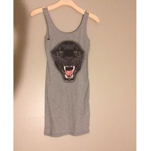 Tight dress with a panthers head !