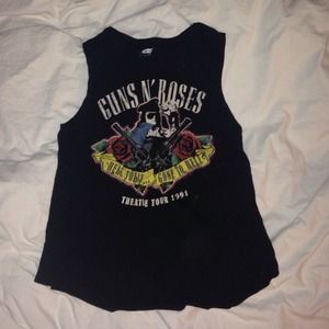 Guns n' Roses sleeveless top