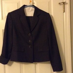 Evan Picone two piece suit brown