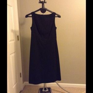 Black shift suit dress Banana Republic