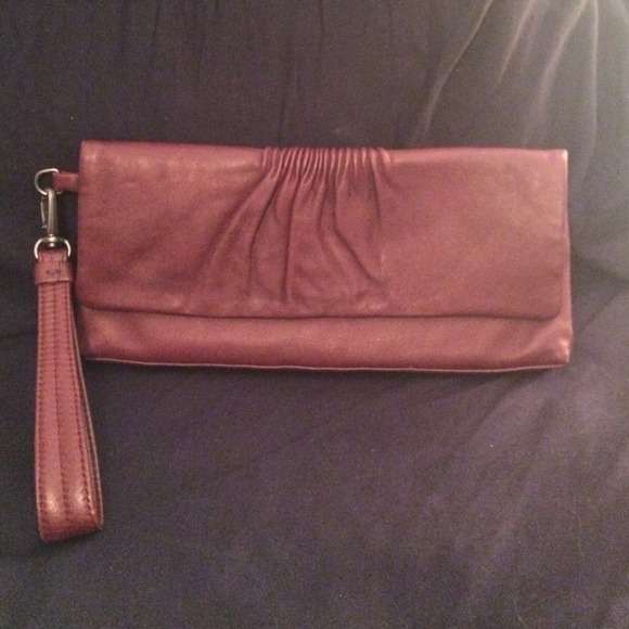 Genuine leather Kenneth Cole clutch