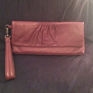 Genuine leather Kenneth Cole clutch