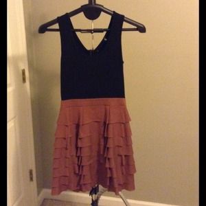 Party Dress with Ruffle Bottom