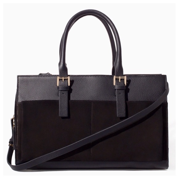 Zara Handbags - ZARA NWT LEATHER HANDBAG🎁⛄️🎄❄️🔥❤️❤️❤️