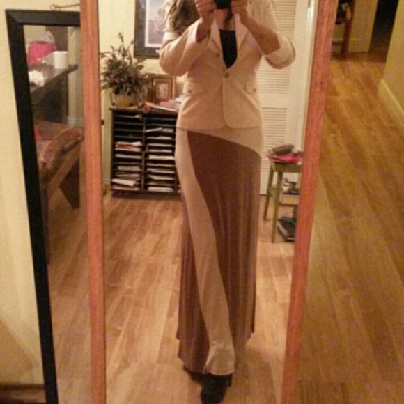 Tahari amazing pin stripe ivory blazer nwot - Picture 3 of 3