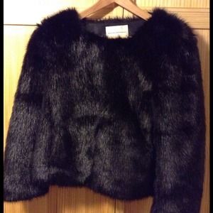 Banana Republic  faux fur jacket.