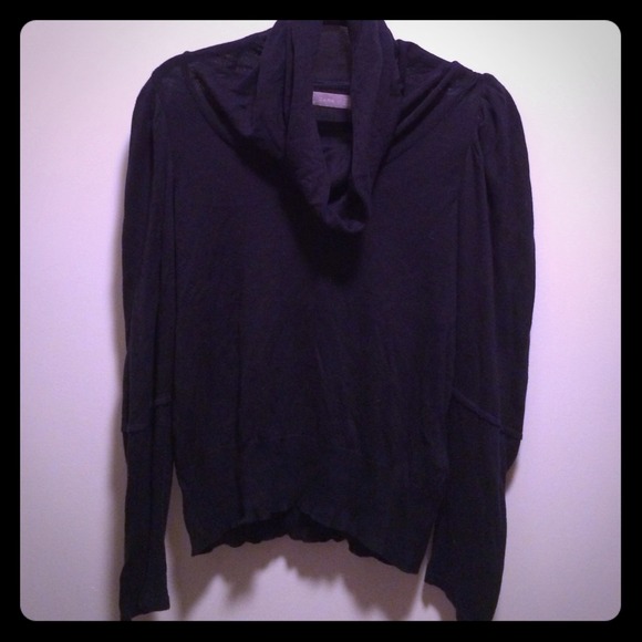 Zara Navy Blue Cowl Neck Sweater