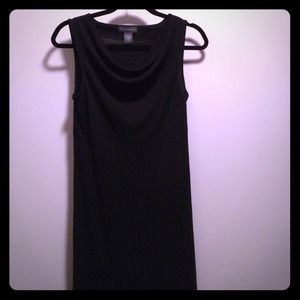 Banana Republic Black Cowl Neck Dress