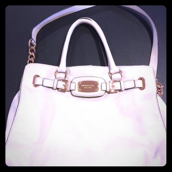 Michael Kors Hamilton Vanilla Handbag, Mint cond.