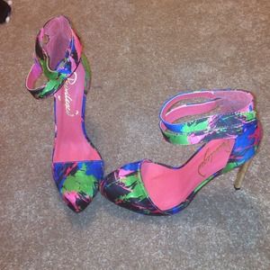 Floral Sandal heels