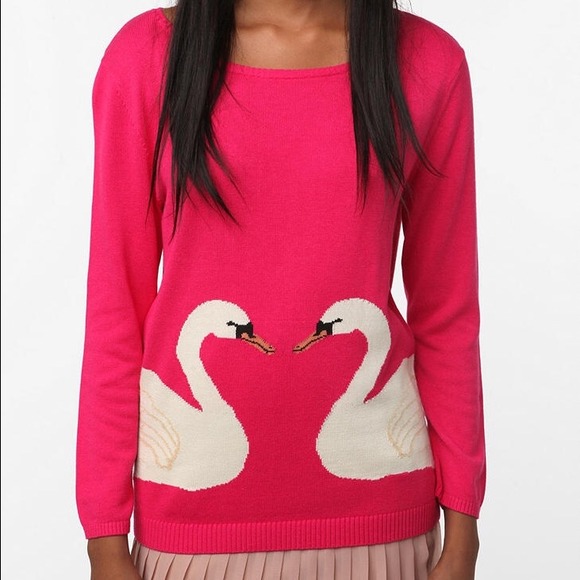 Cooperative Pink Swan Sweater