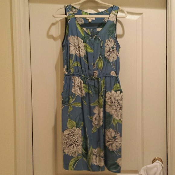 Anthropologie dress and juicy blouse