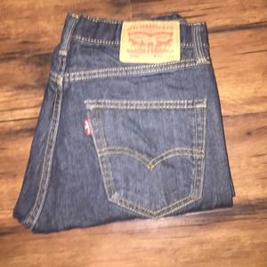 Dark blue Levi jeans