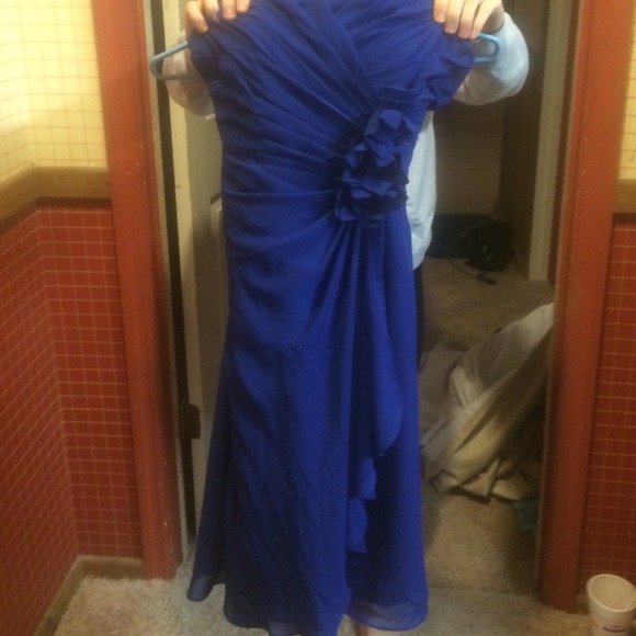 Royal blue dress! Perfect for prom!!!